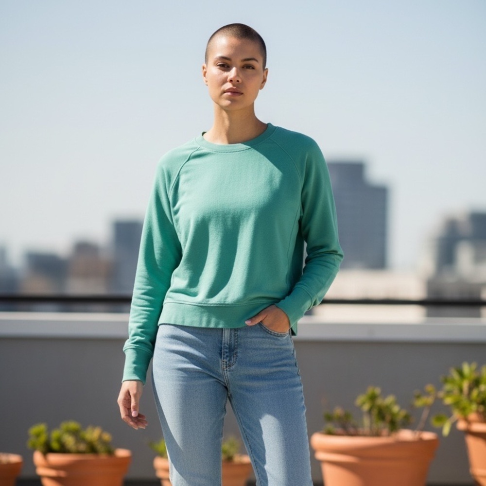 Sweaty Betty After Class Vibrant Green Sweatshirt